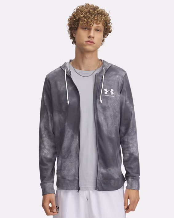 UA Rival Terry Printed Men's Full Zip