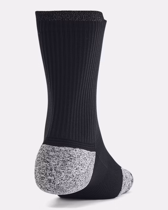 UA ArmourDry® Run Cushion Unisex 3-Pack Mid-Crew Socks