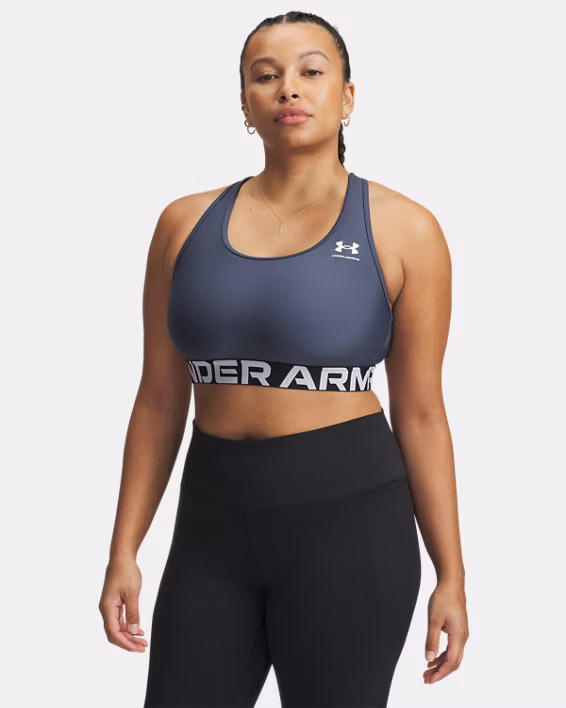 HeatGear® Armour Mid Branded Women's Sports Bra