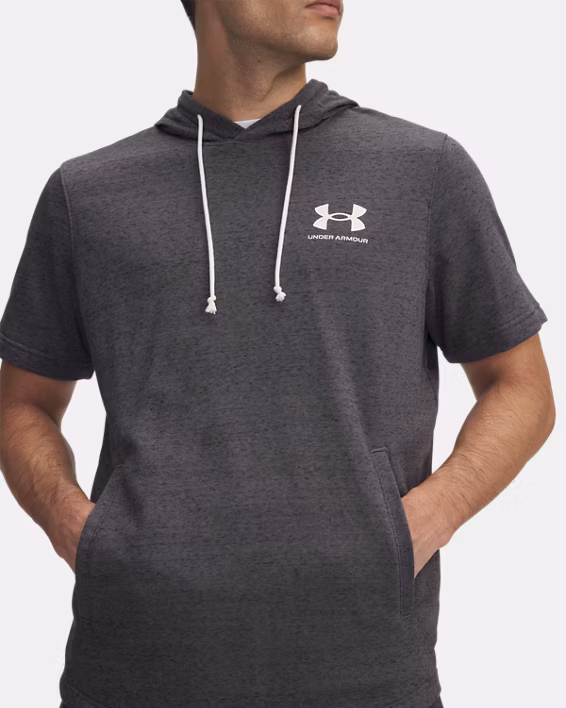 UA Rival Terry Men's Short Sleeve Hoodie