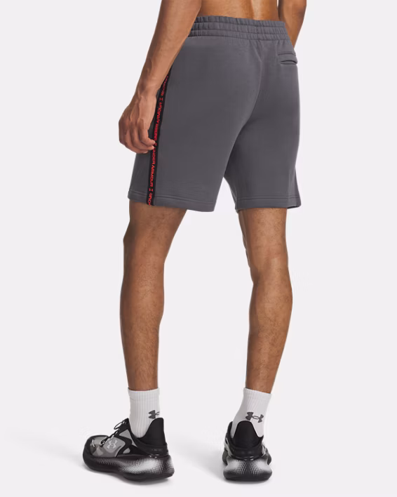 UA Icon Fleece Taping Men's 20 cm Shorts