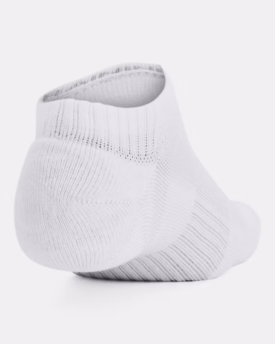 UA Training Cotton Unisex 3-Pack No Show Socks