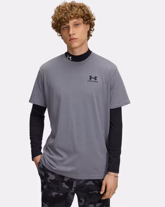 Men's UA Logo Embroidered Heavyweight Short Sleeve Men's Short Sleeve