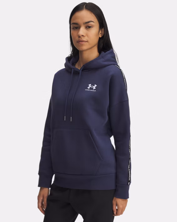 UA Icon Fleece Taped Women's Hoodie