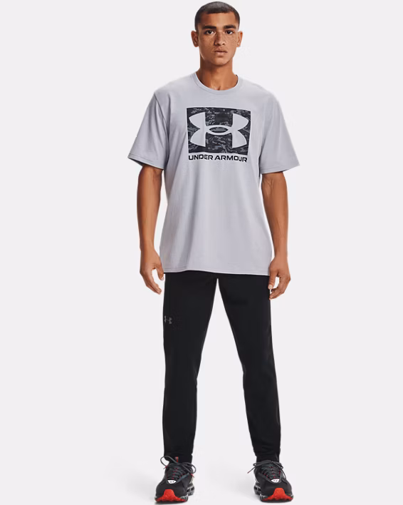 UA ABC Camo Boxed Logo Men's Short Sleeve