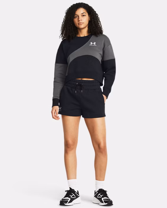 UA Icon Fleece Boxer Women's 7 cm Shorts