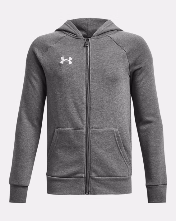 UA Rival Fleece Boys' Full-Zip Hoodie
