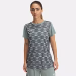 UA Challenger Printed Women's Training Short Sleeve