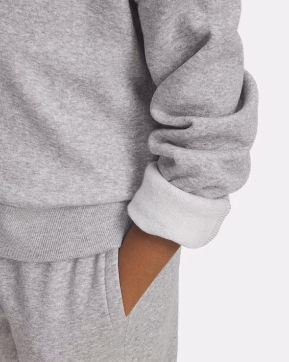 UA Rival Fleece Girls' Crop Hoodie