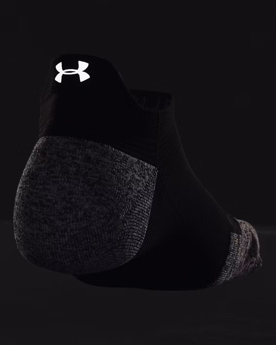 UA ArmourDry™ Run Cushion Unisex No Show Tab Socks