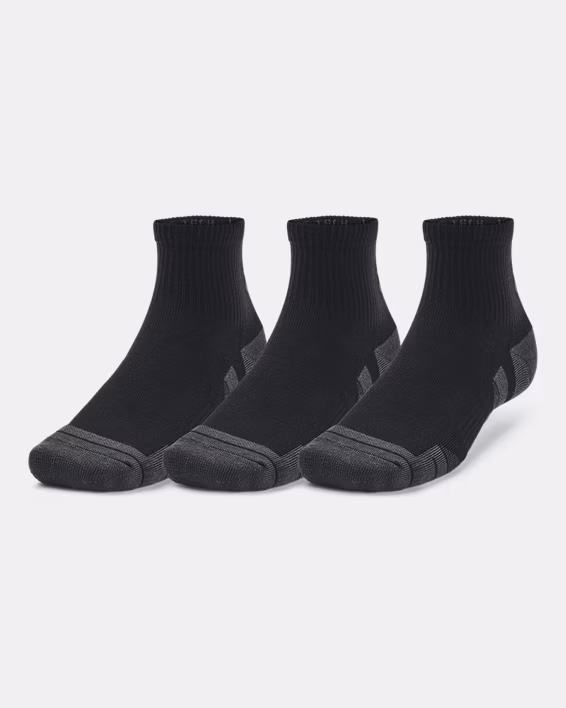 UA Performance Tech Unisex 3-Pack Quarter Socks
