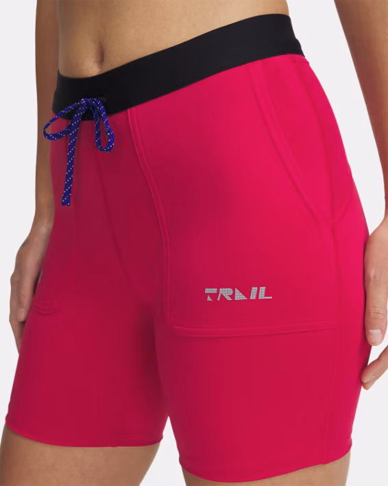 UA Trail Run Fitted Women's 15 cm Shorts