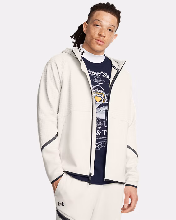 UA Unstoppable Fleece Grid Men's Full-Zip