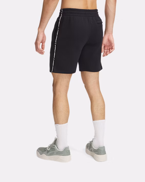 UA Icon Fleece Taping Men's 20 cm Shorts