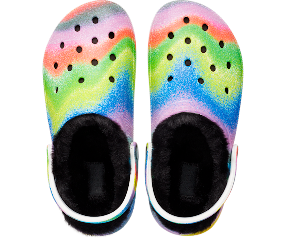 Classic Fur Lined Spray Dye Clog