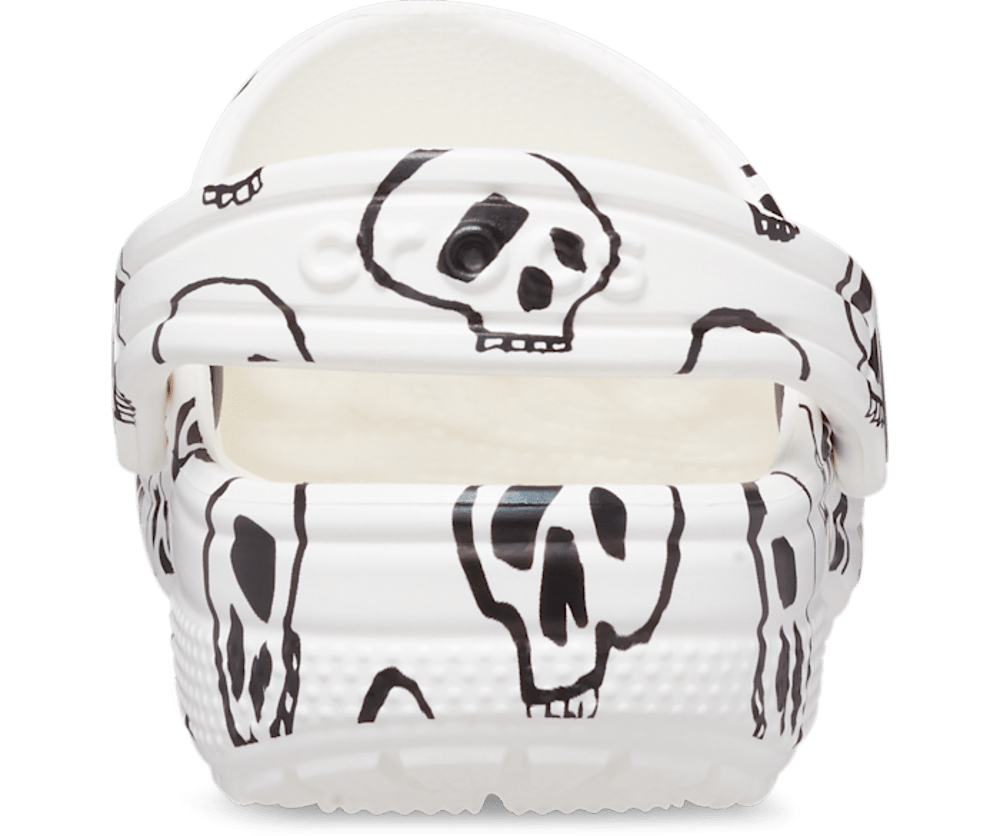 Toddler Classic Skull Print Clog