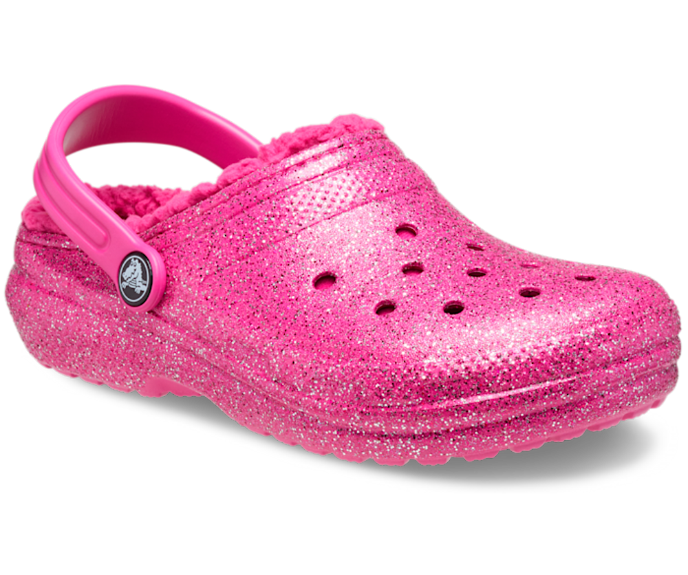 Toddler Classic Lined Glitter Clog