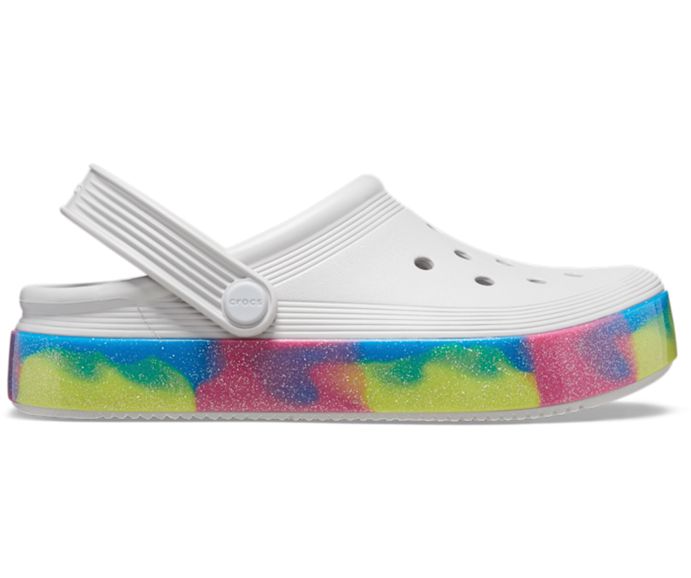 Kids’ Off Court Glitter Band Clog