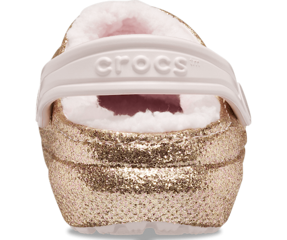 Toddler Classic Lined Glitter Clog