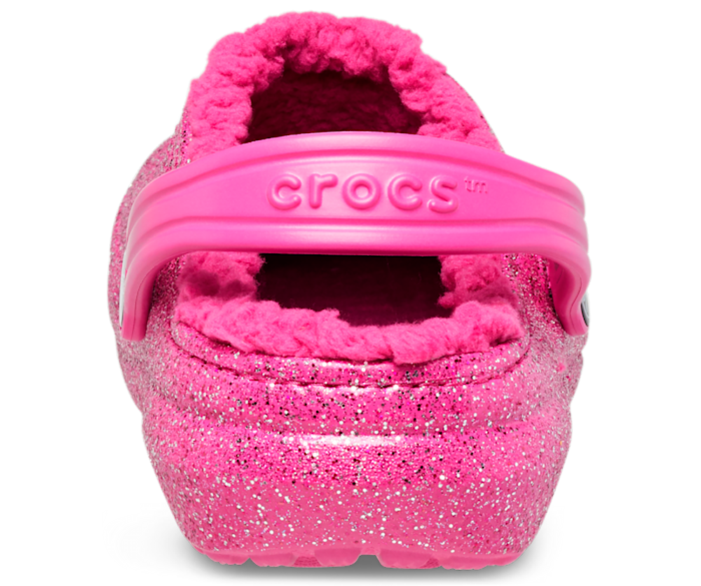 Toddler Classic Lined Glitter Clog