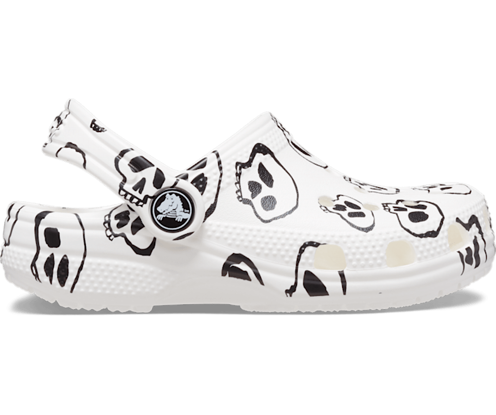 Toddler Classic Skull Print Clog