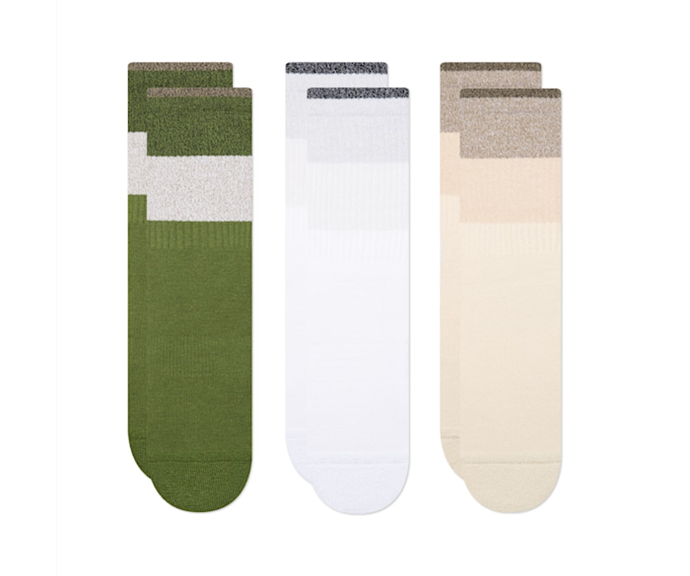 CrocsSocks Stripe Crew 3-Pack