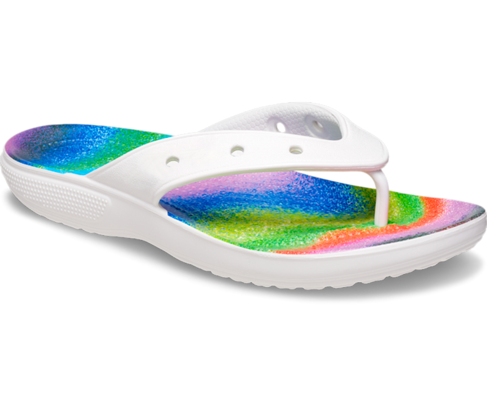 Classic Crocs Spray Dye Flip