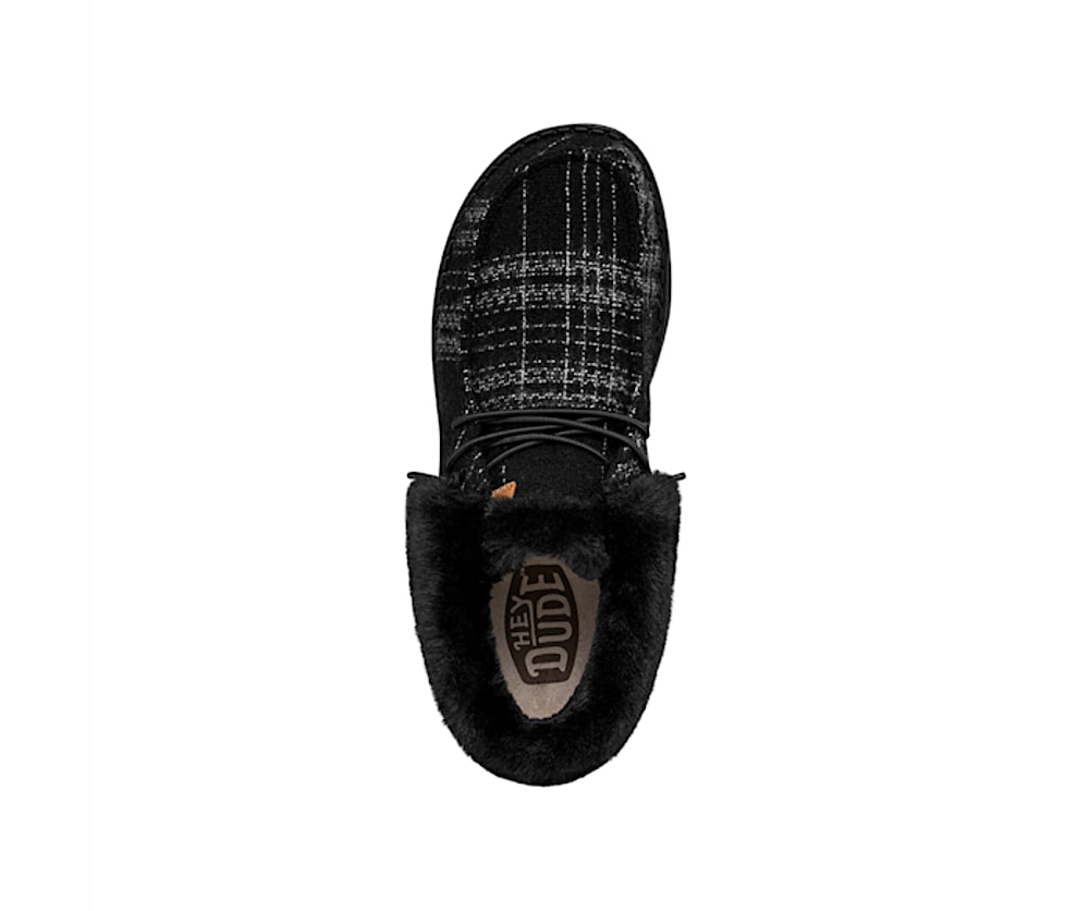 Wendy Fold Boot Plaid Cozy
