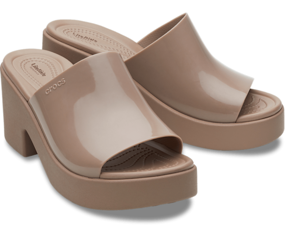Brooklyn Slide High Shine Heel