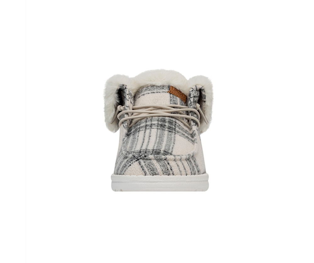 Wendy Fold Boot Plaid Cozy