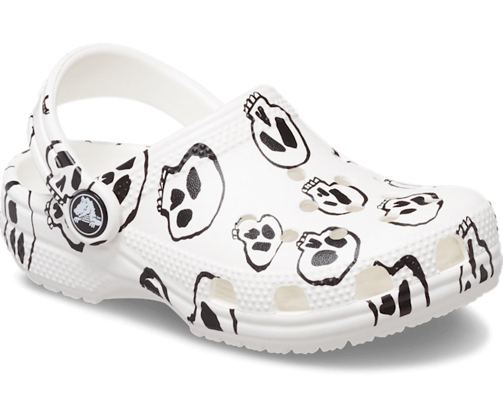 Toddler Classic Skull Print Clog