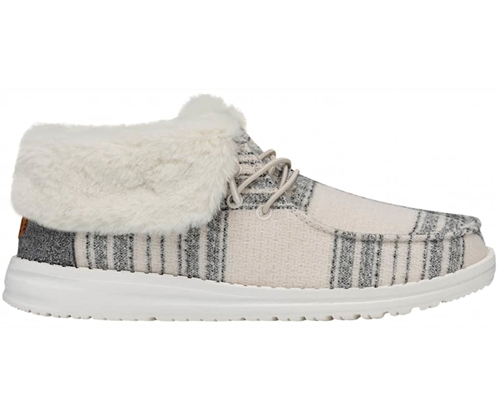 Wendy Fold Boot Plaid Cozy