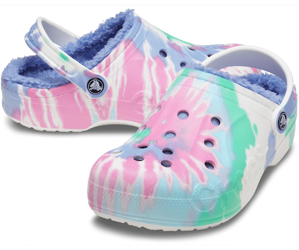 Baya Lined Tie-Dye Graphic Clog