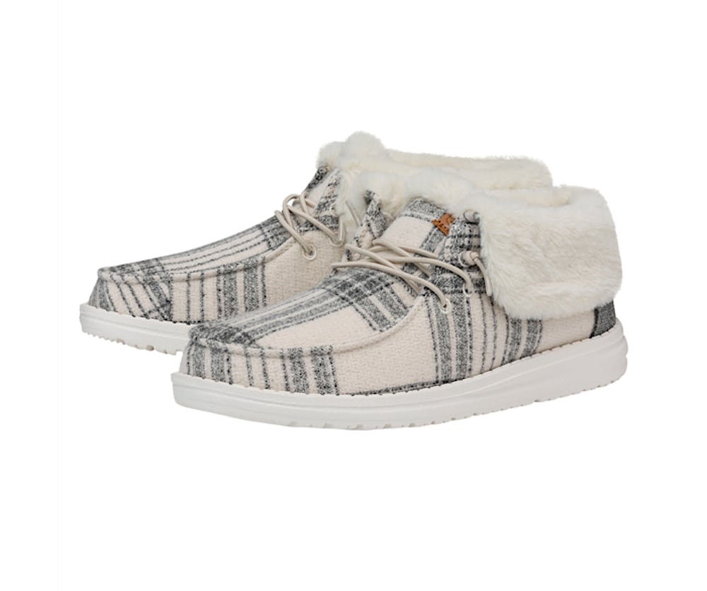 Wendy Fold Boot Plaid Cozy