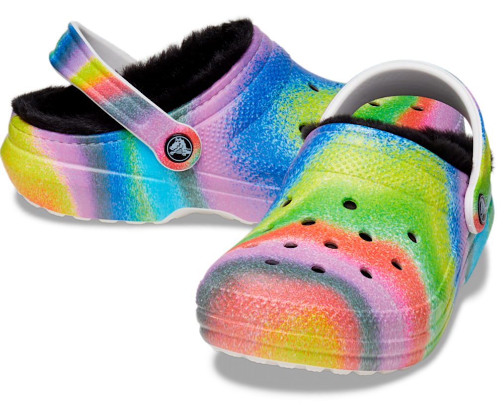 Classic Fur Lined Spray Dye Clog