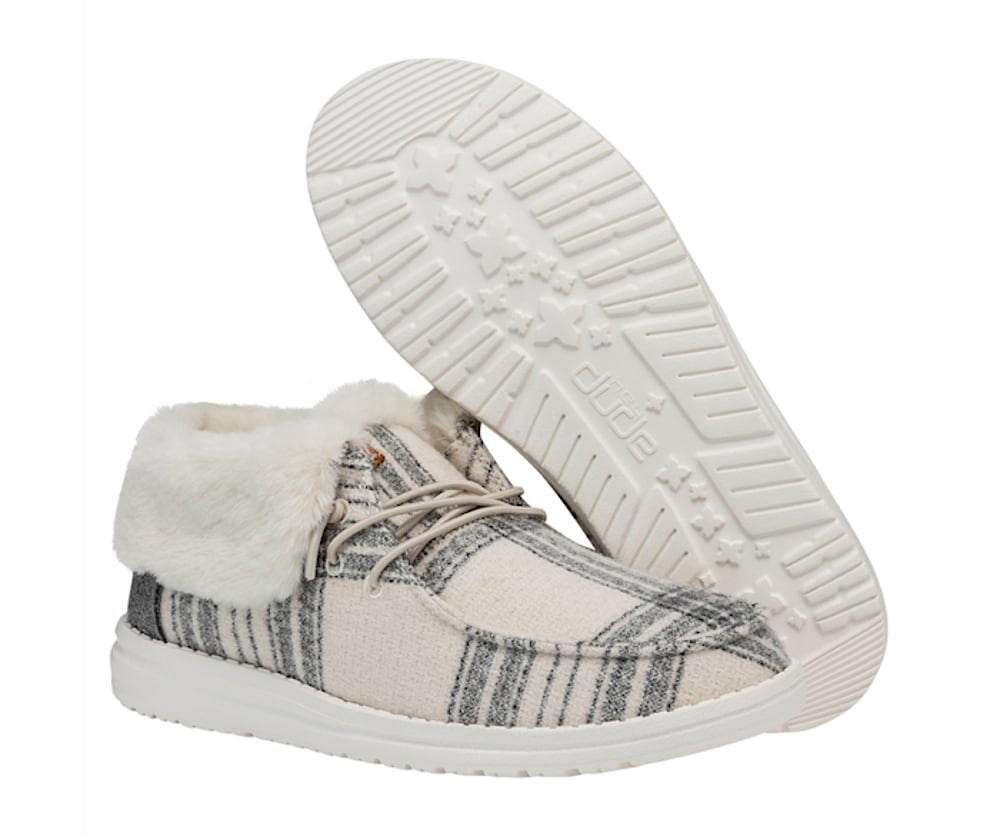 Wendy Fold Boot Plaid Cozy