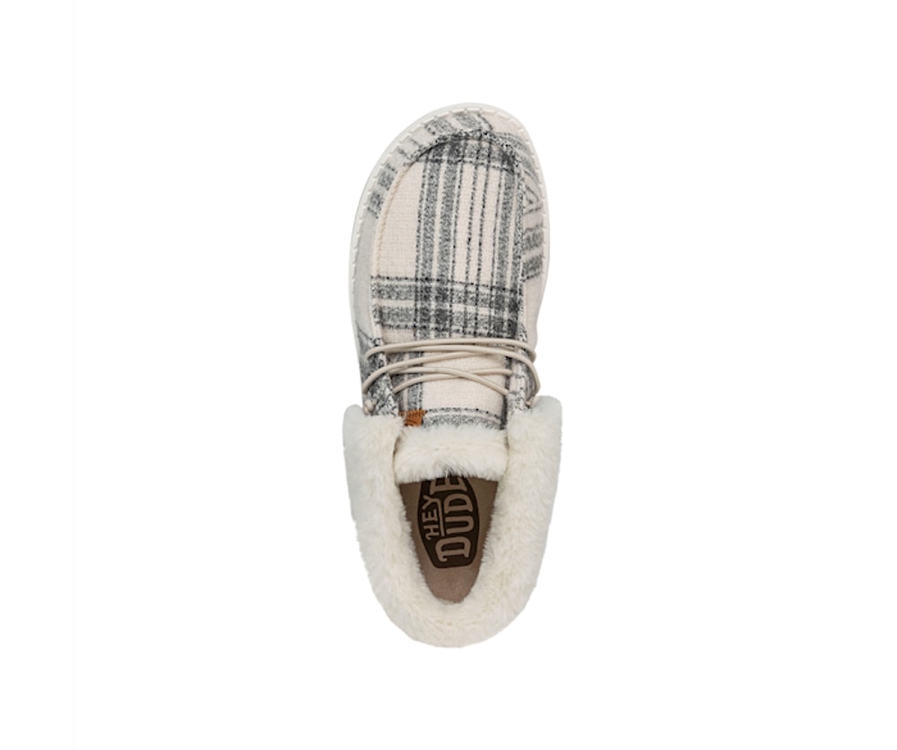 Wendy Fold Boot Plaid Cozy