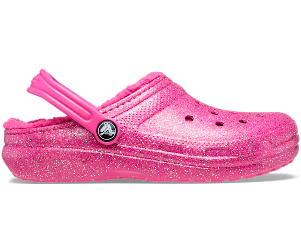 Toddler Classic Lined Glitter Clog