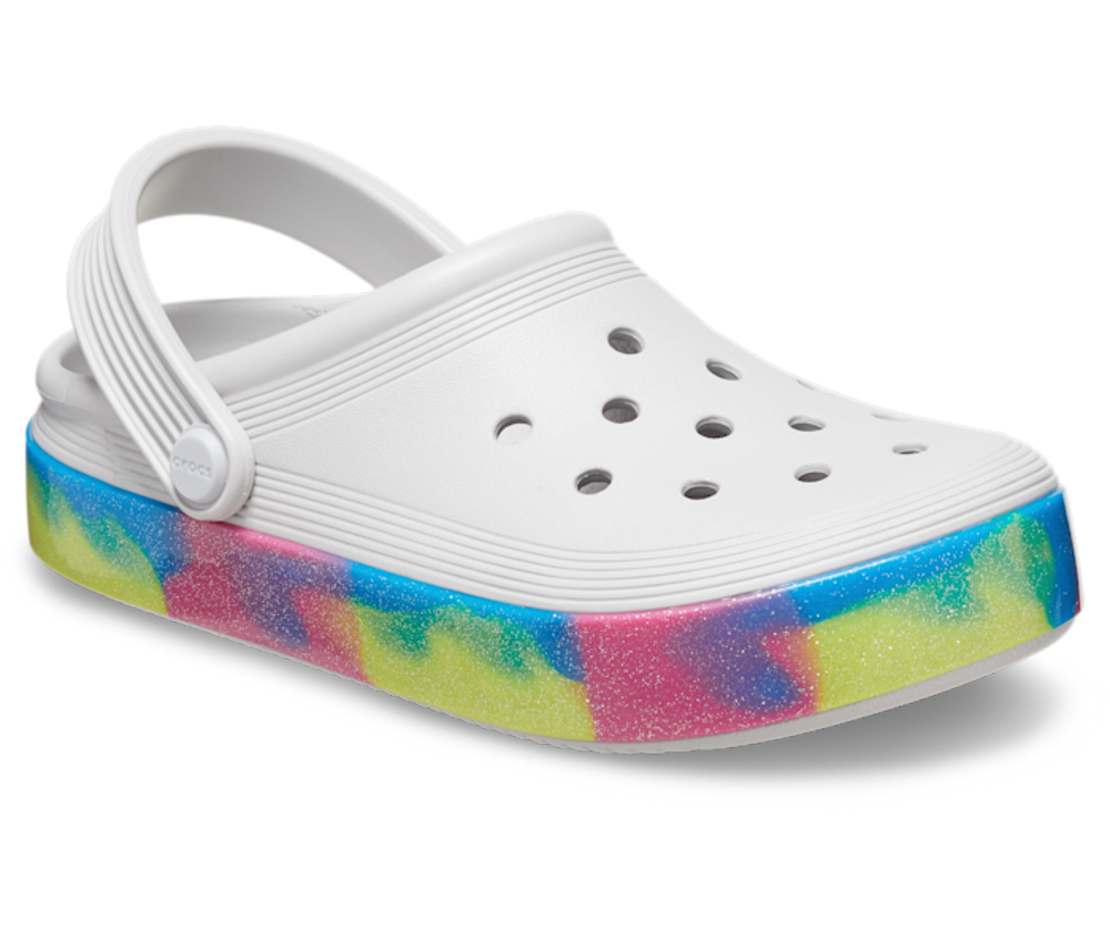 Kids’ Off Court Glitter Band Clog