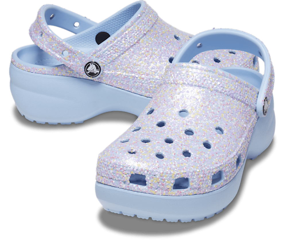Women's Classic Platform Glitter Clog