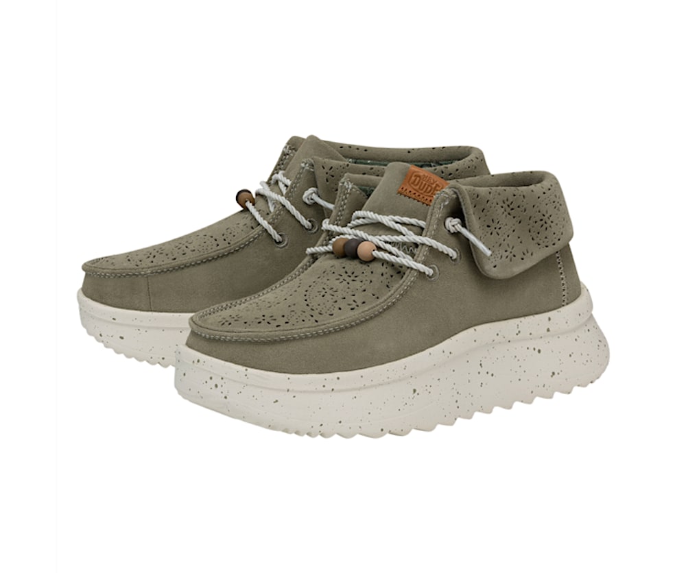 Wendy Peak Fold Boot Suede