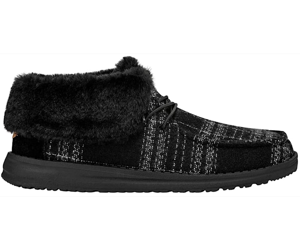 Wendy Fold Boot Plaid Cozy