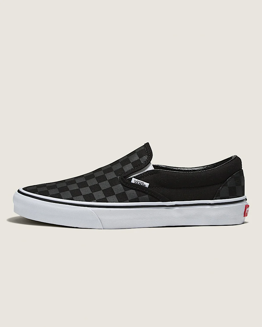 Customs Classic Slip-On Checkerboard Wide Shoe
