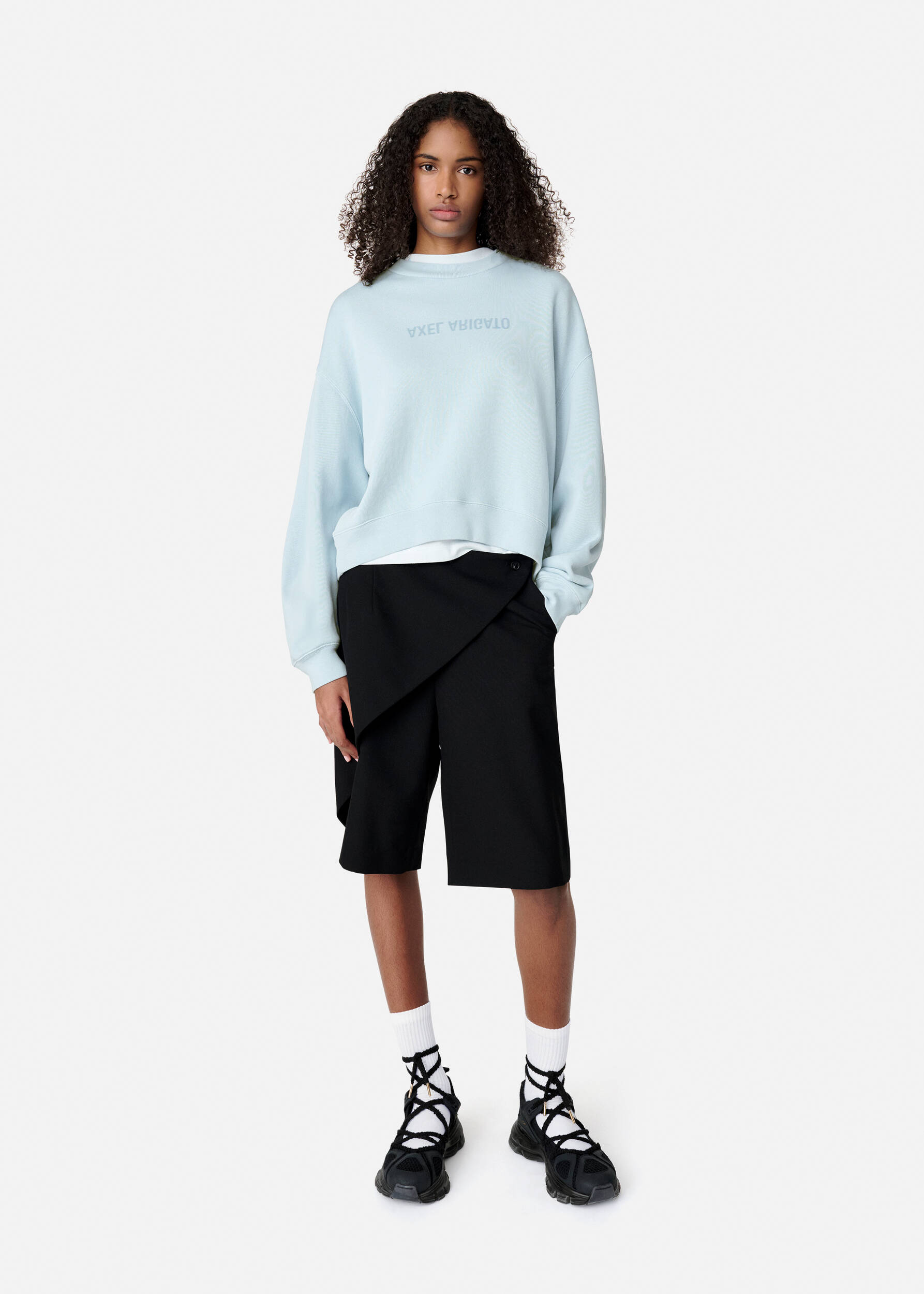 Distort Washed Sweatshirt