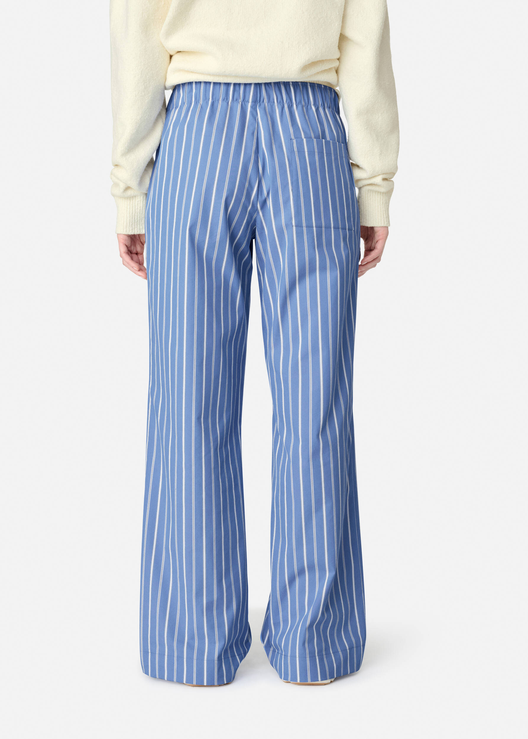 Striped Cotton Trousers