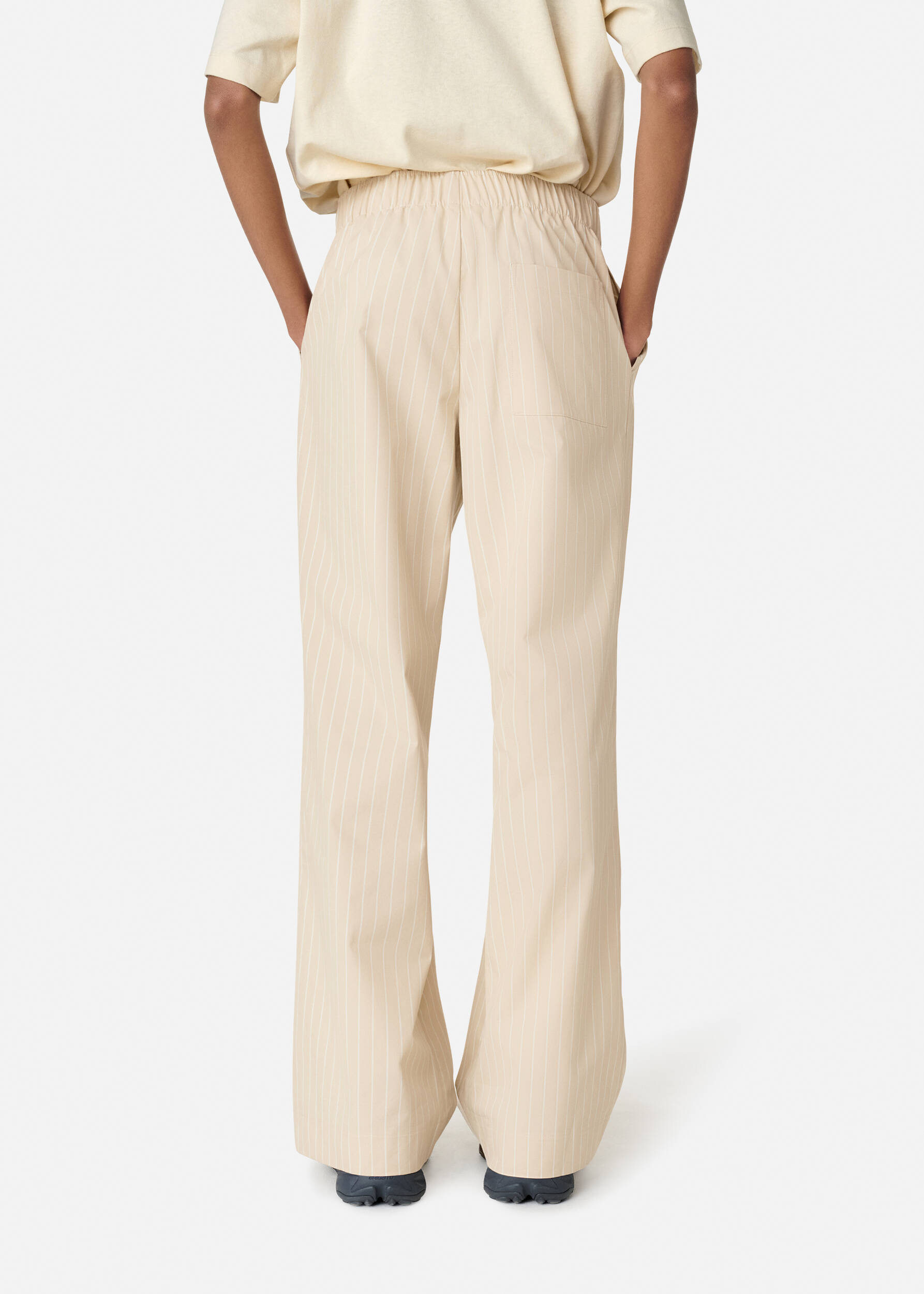 Striped Cotton Trousers
