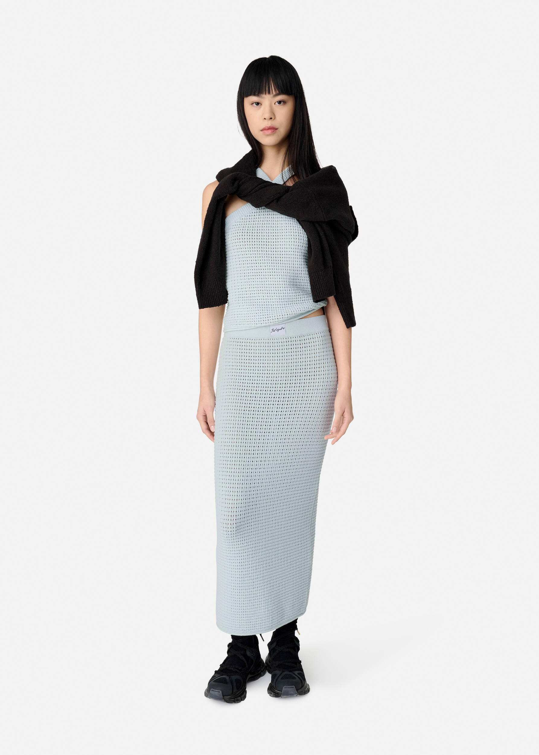 Column Crochet Skirt