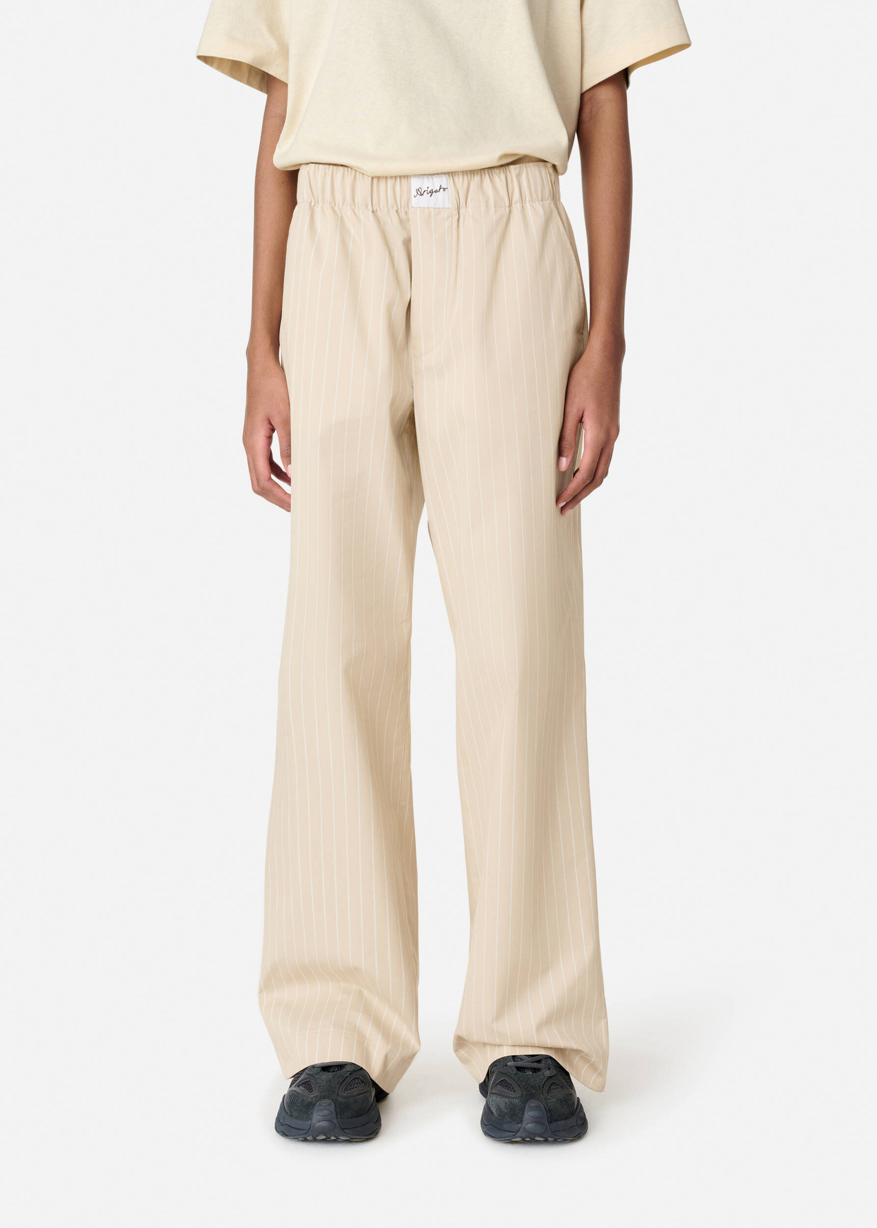 Striped Cotton Trousers