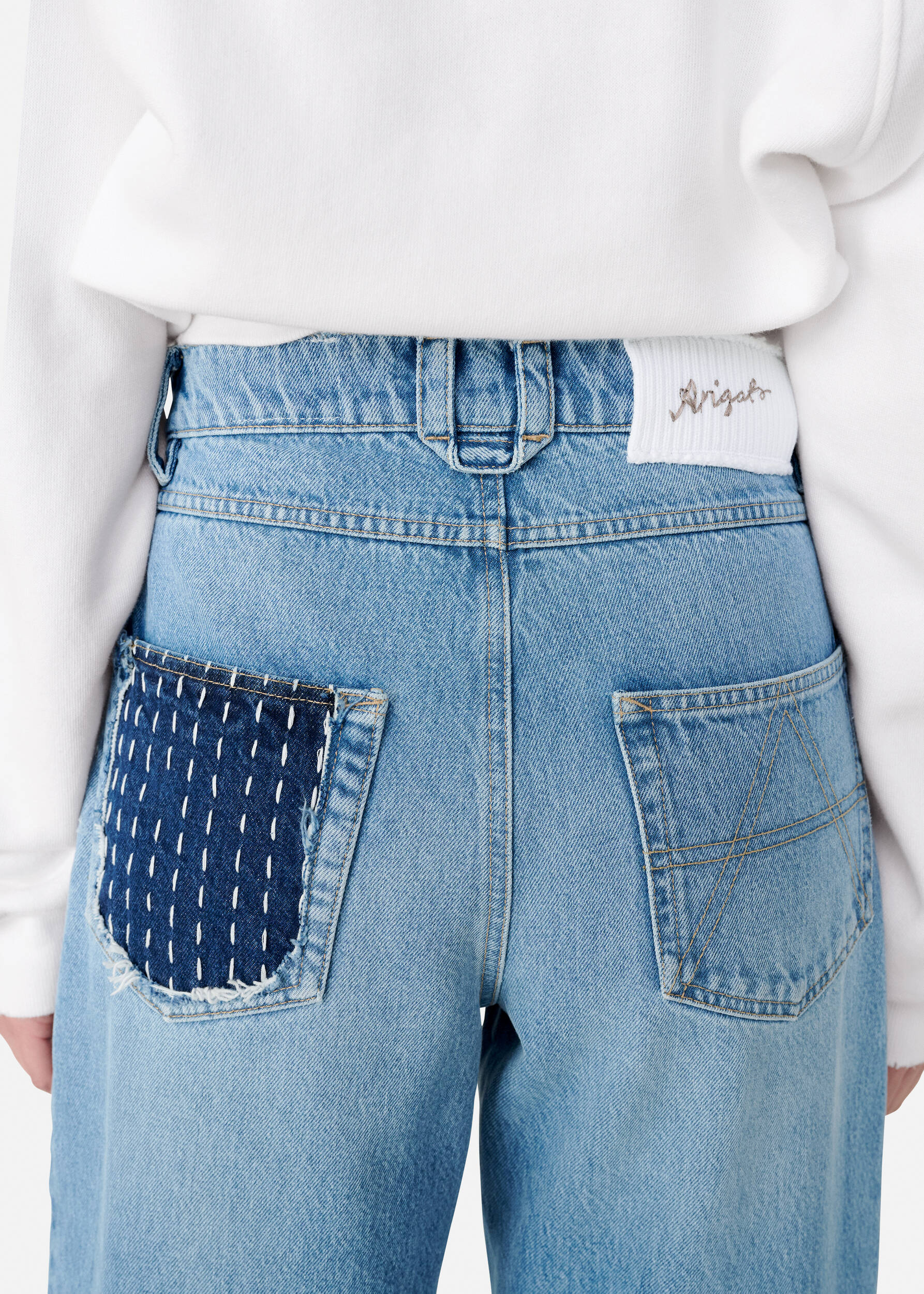 Patchwork Relaxed Jeans