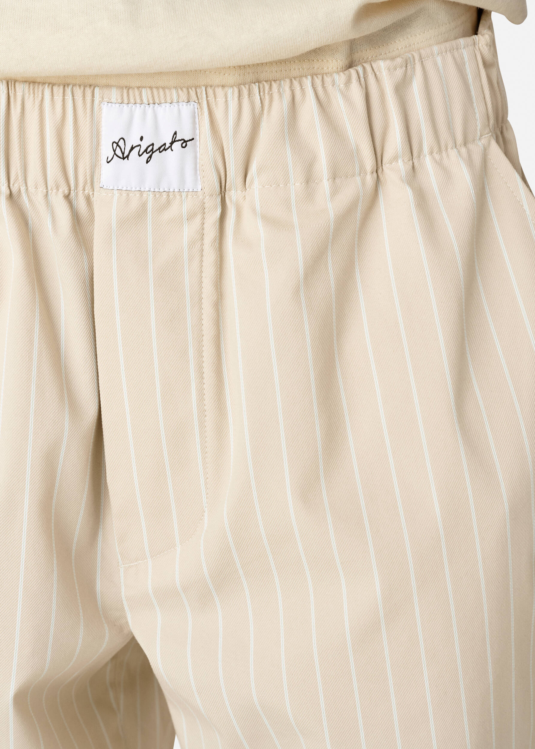 Striped Cotton Trousers
